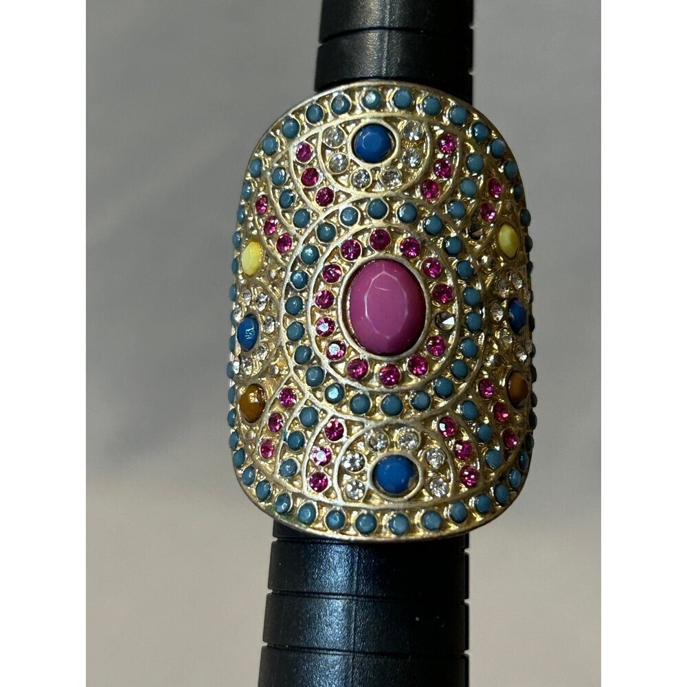 Rhinestone Fashion Adjustable Stretch Ring